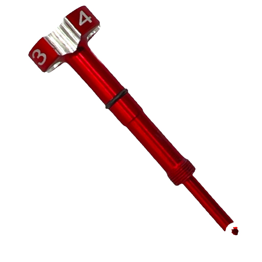 RED CNC KEIHIN CARB CARBURETTOR FUEL AIR MIXTURE SCREW ADJUSTER