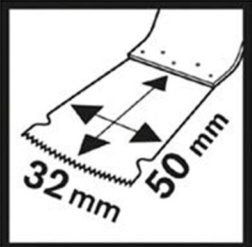 Bosch PRO BIM Starlock Plunge Cut Saw Blade AIZ 32 APB Wood Metal 50mm 32mm x 5