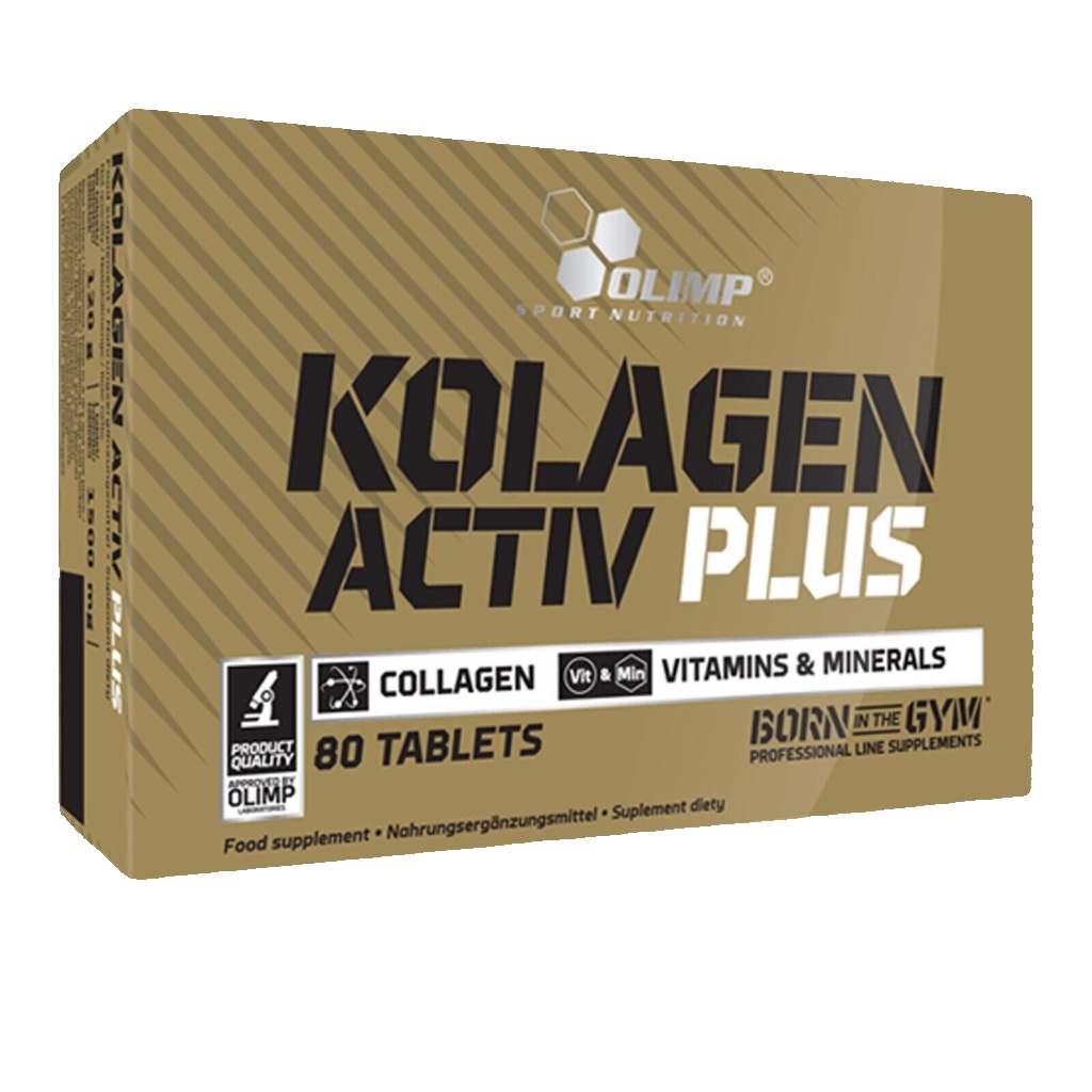 OLIMP KOLAGEN ACTIV PLUS 80 TABS collagen vitamins minerals bones sport edition