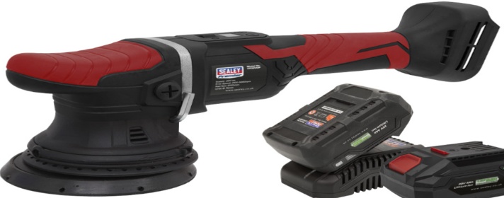 Cordless Orbital Polisher Kit 20V 4Ah SV20 Series Ø125mm - 2 Batteries