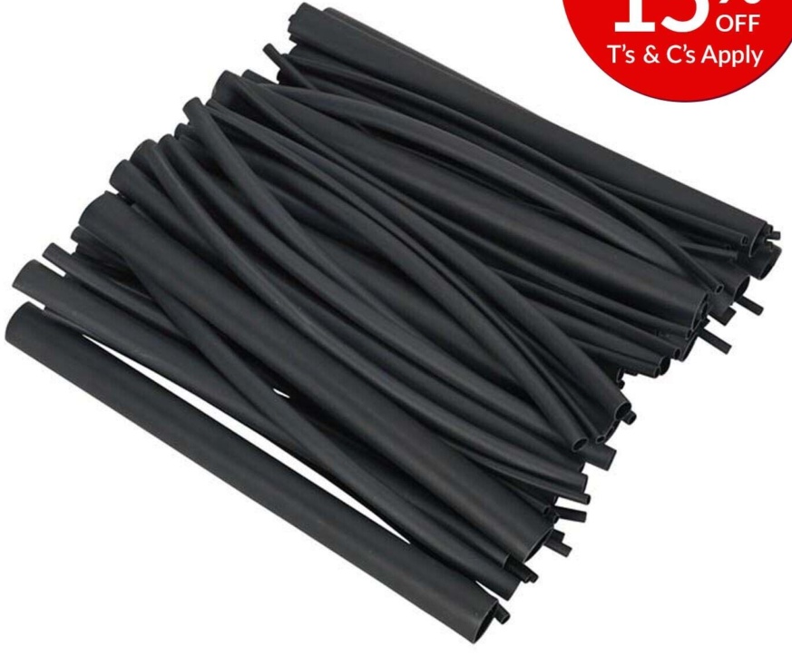 Sealey HSTAL72B Adhesive Lined Heat Shrink Tubing Assortment 200mm 72pc - Bl