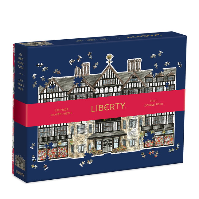 Liberty Tudor Building 750 Piece Shaped Puzzle by  Galison,  ... - 9780735365544