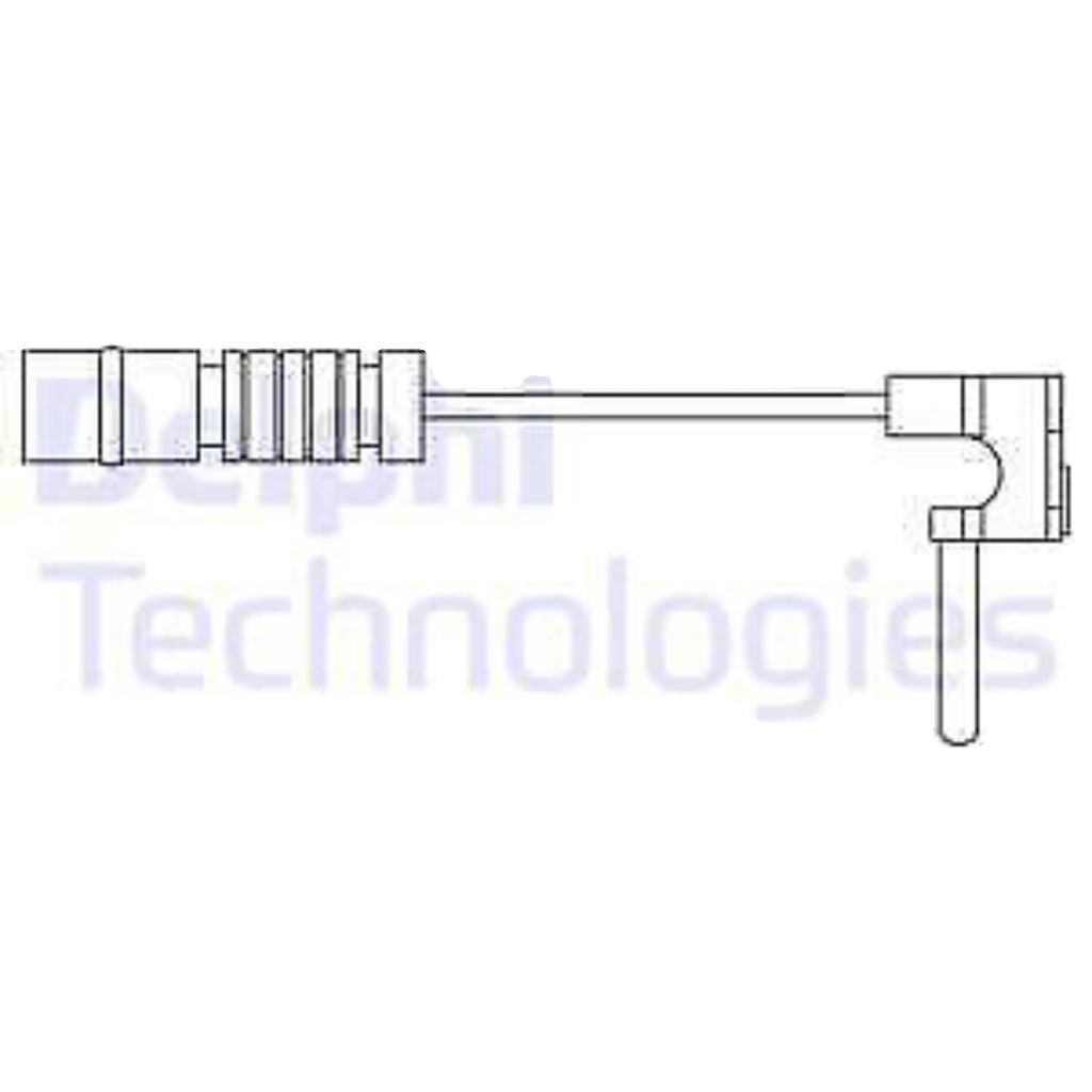 Rear DELPHI-OE LZ0270 Warning Contact, brake pad wear for MERCEDES-BENZ