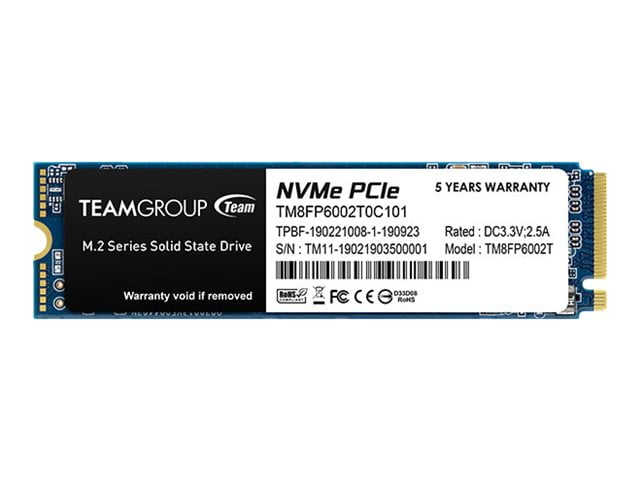 Team Group MP33 M.2 2 TB PCI Express 3.0 3D NAND NVMe