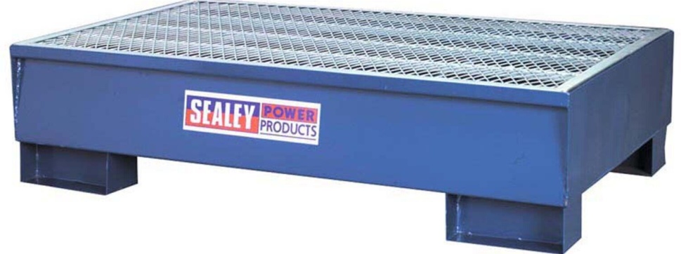 Sealey Barrel Bund 1340 x 800 x 335mm Heavy Duty Steel Barrel Bund DRP10 - Image 7
