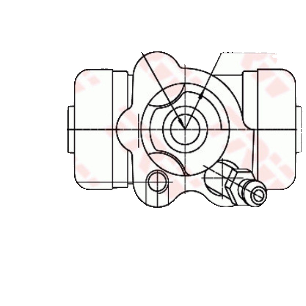 Rear Left TRW-OE BWC250 Wheel Brake Cylinder for TOYOTA