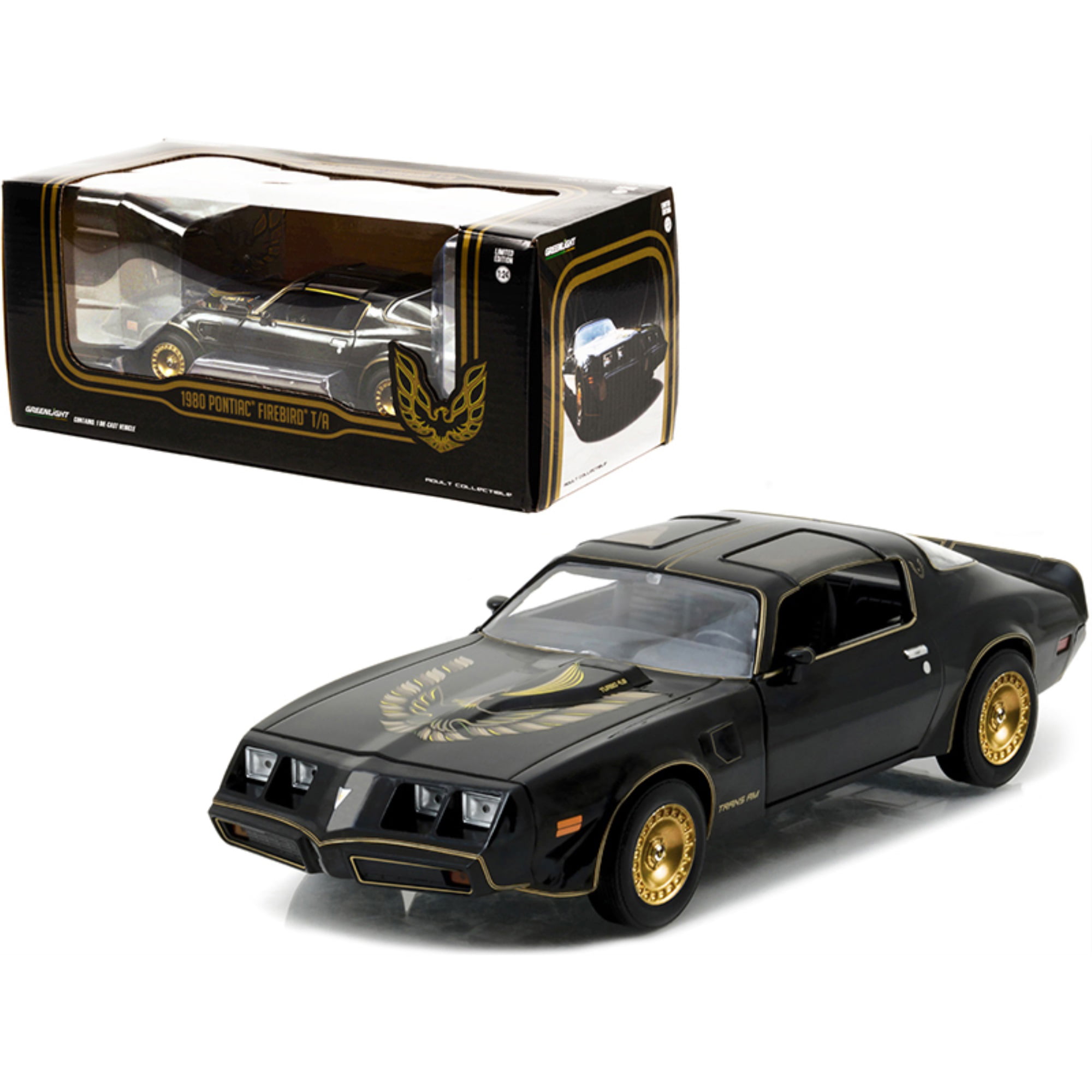 Greenlight Golden 84037 '77 Pontiac Firebird Trans Am Eagle 1:24 Diecast Model