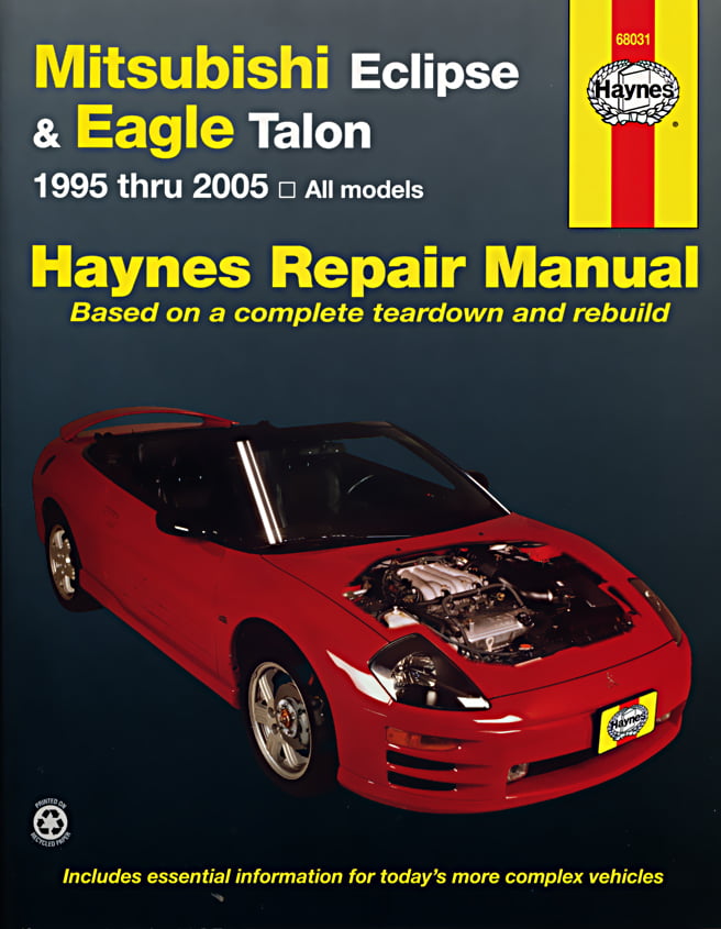 Mitsubishi Eclipse – 95–05 Haynes Paperback Haynes 1C – US Car Manuals