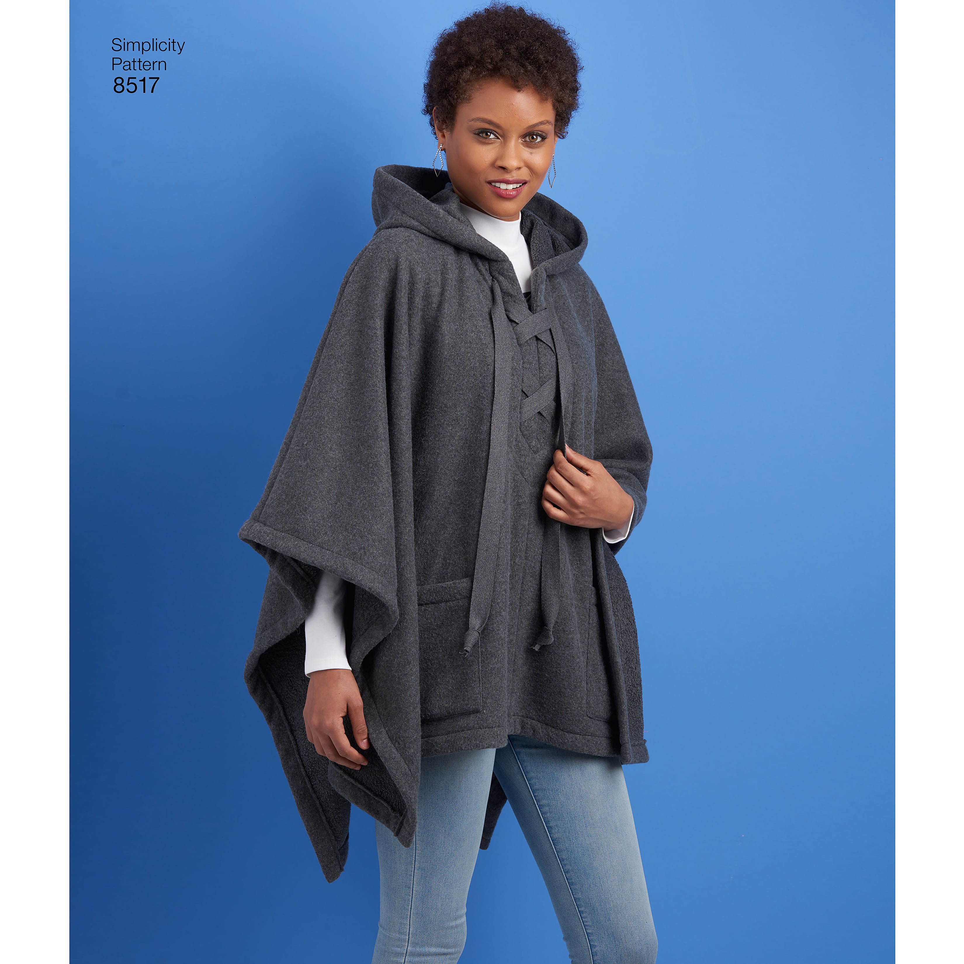 SIMPLICITY 8517 MISSES SET OF PONCHOS Sewing Pattern Sizes XS & XL (6 - 24)
