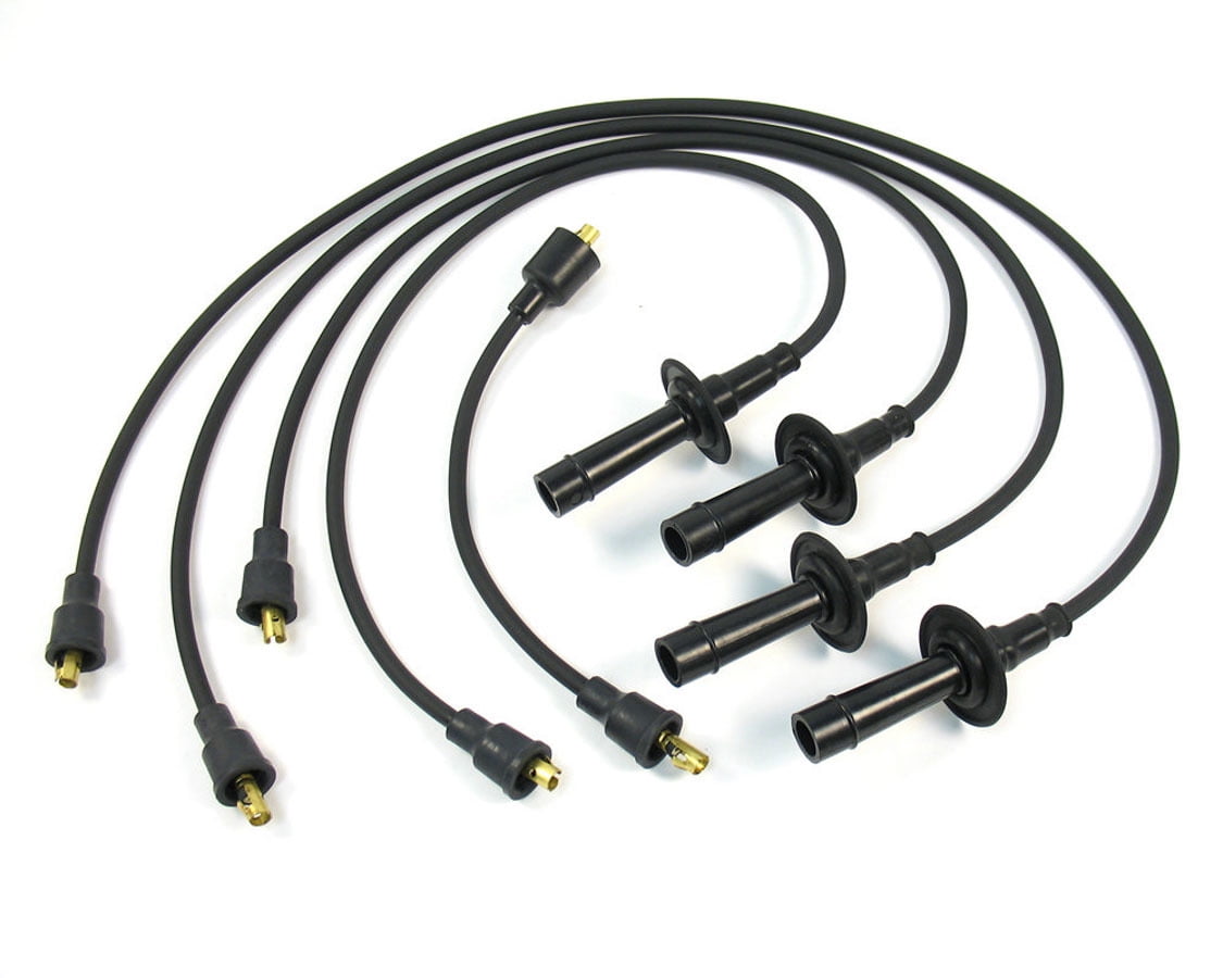 Pertronix Black 7mm HT Ignition Lead Set VW Aircooled 1200cc to 1600cc 704101