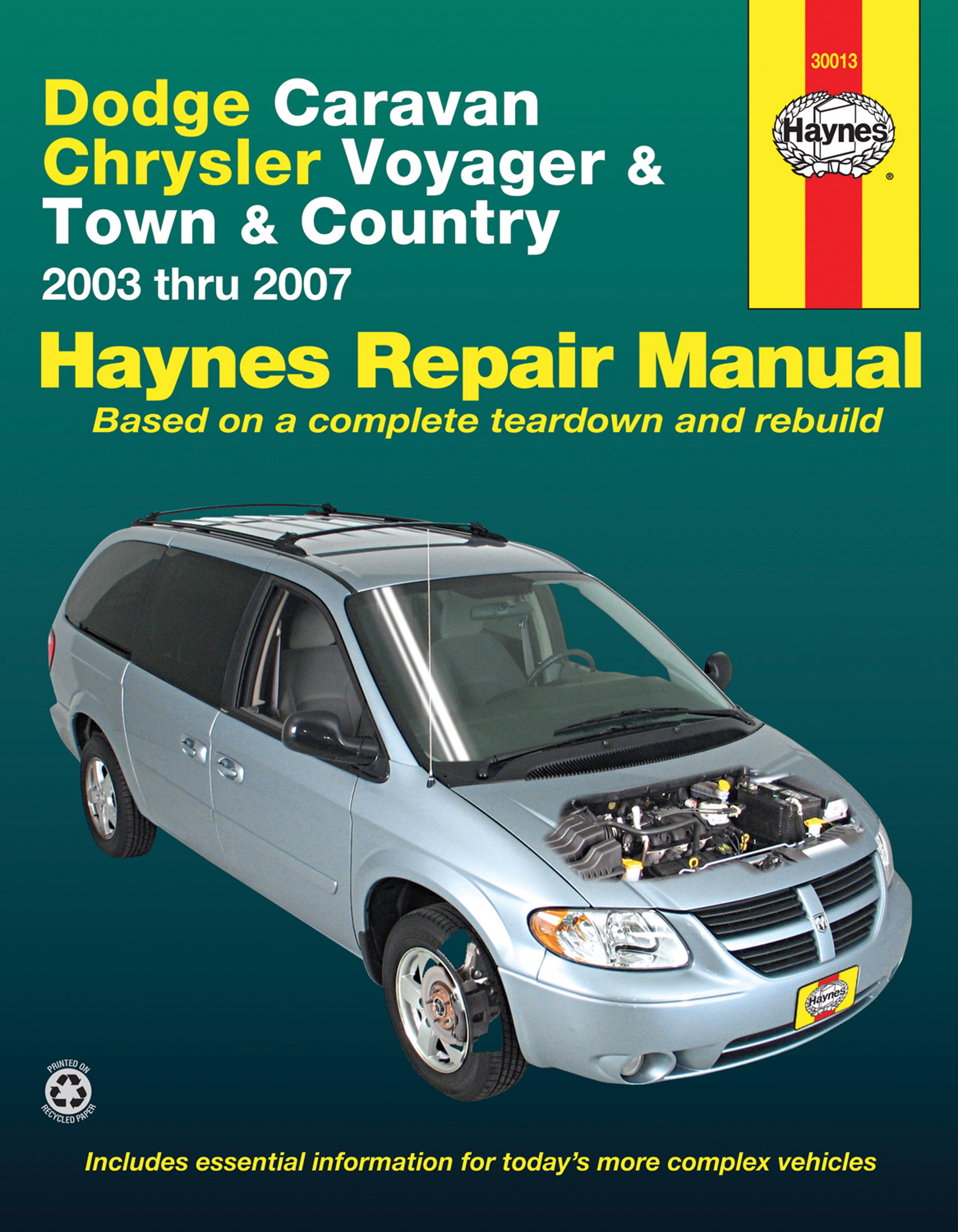 Dodge Caravan, Chrysler Voyager & Town & Country – 45110 Haynes Paperback