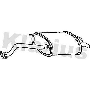 Klarius box with tail pipe fits Rover 45 1.4 1.6 99-05 RR315G
