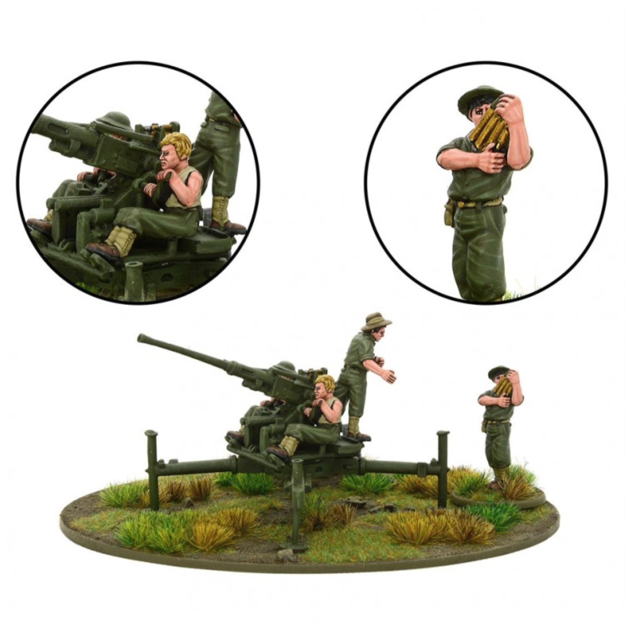 Bolt Action - Australian 40mm Bofors AA gun (Pacific) - Warlord Games