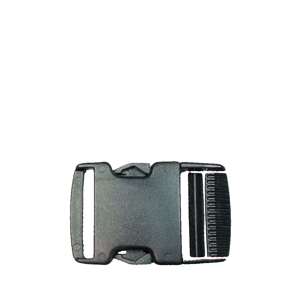 Side Release Clip Buckle for 38 mm 1.5 Inch Webbing Strap White Delrin Plastic