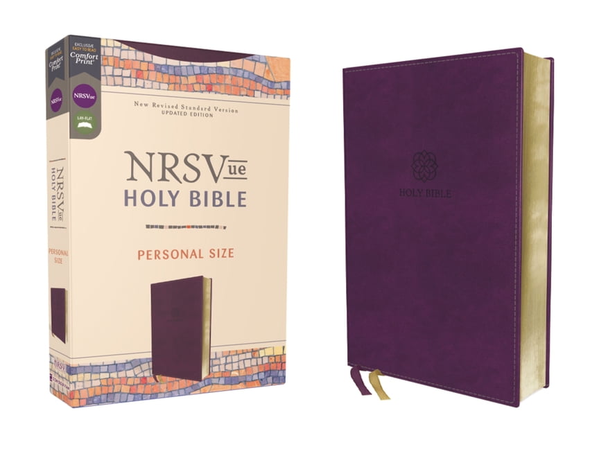 NRSVue, Holy Bible, Personal Size, Leathersoft, Purple, Comfo... - 9780310461487