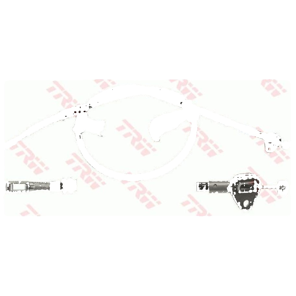 Left Rear TRW-OE GCH657 Cable Pull, parking brake for HYUNDAI