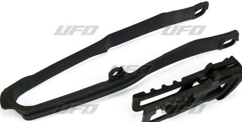 Free Shipping Chain Guide + UFO Skate Honda Black HO04690-001 for Motorcycle
