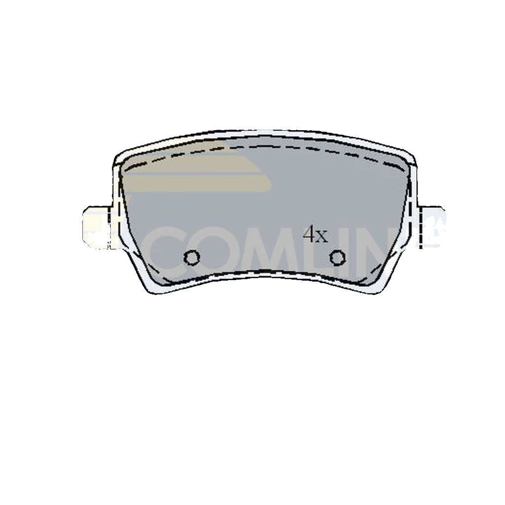 Rear COMLINE CBP01613 Brake Pad Set, disc brake for ,FORD,LAND ROVER,VOLVO