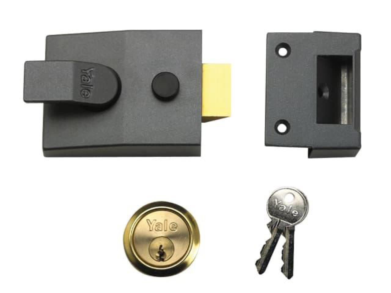 Yale Locks Dark/Grey 630089001702 89 Deadlock Nightlatch 60Mm Backset Dmg Finish Box - Image 9