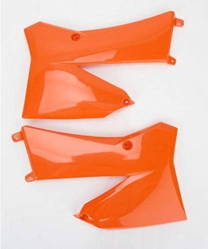 Free Shipping Side Radiator Plastics UFO KTM Orange KT03088-127 for