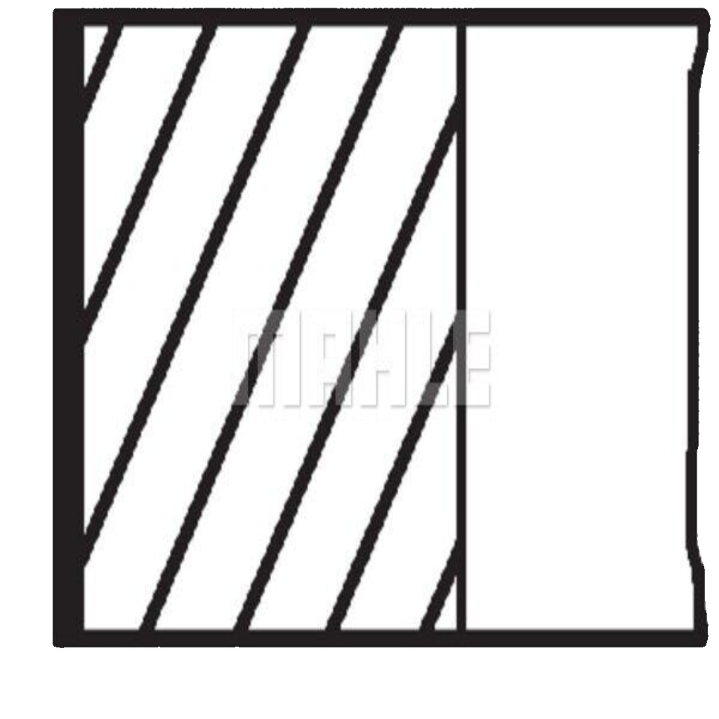 007 RS 00156 0N0 MAHLE Piston Ring Kit for ALFA ROMEO,CHRYSLER,FIAT,LANCIA