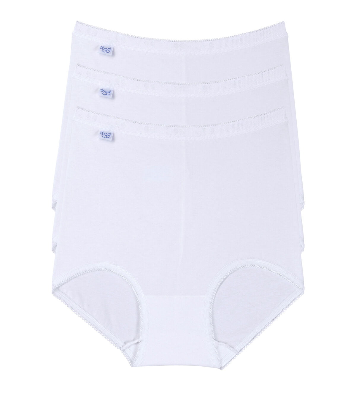 Sloggi Women's White 6 Pack Basic Maxi Briefs Size 14