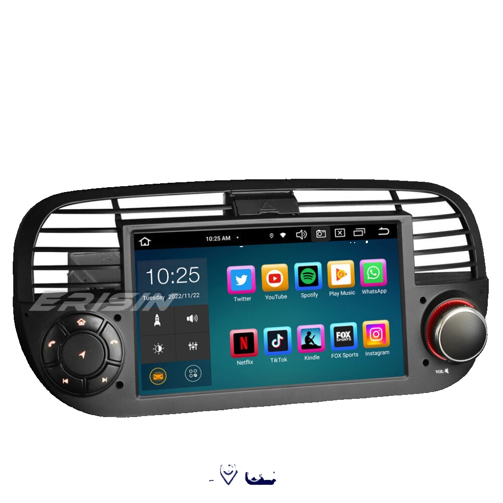 8-Core Android 14 Car Stereo Sat Nav DAB+CarPlay DVR for Fiat 500/500C/500S/500E