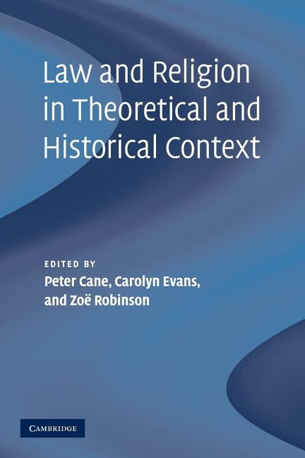 Law and Religion in Theoretical and Historical Context by Pet... - 9781107402379