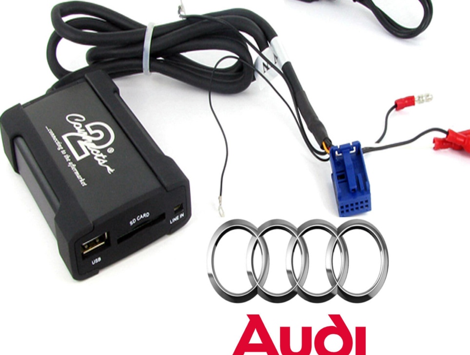 Car USB SD AUX In Interface Adaptor Connects2 CTAADUSB004 To Fit Audi TT 2005-13