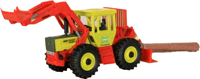 Kibri 12254 - H0 MB Trac With Backhoe, Plow And Winch - New