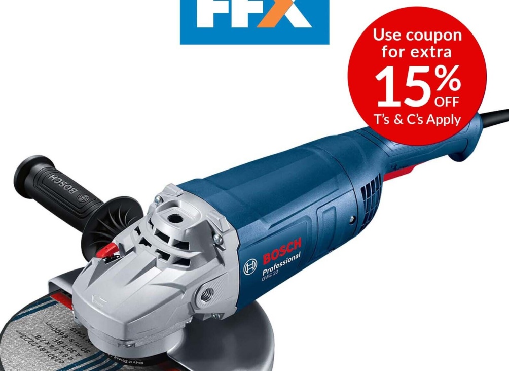 BOSCH GWS 20-230 P 240v Angle grinder 9"" (230mm)