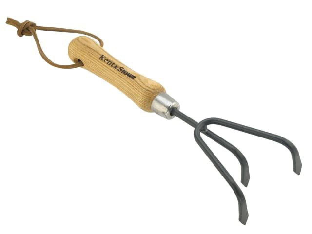 Kent & Stowe Unisex Beige Carbon Steel Hand 3-Prong Cultivator In - Image 3