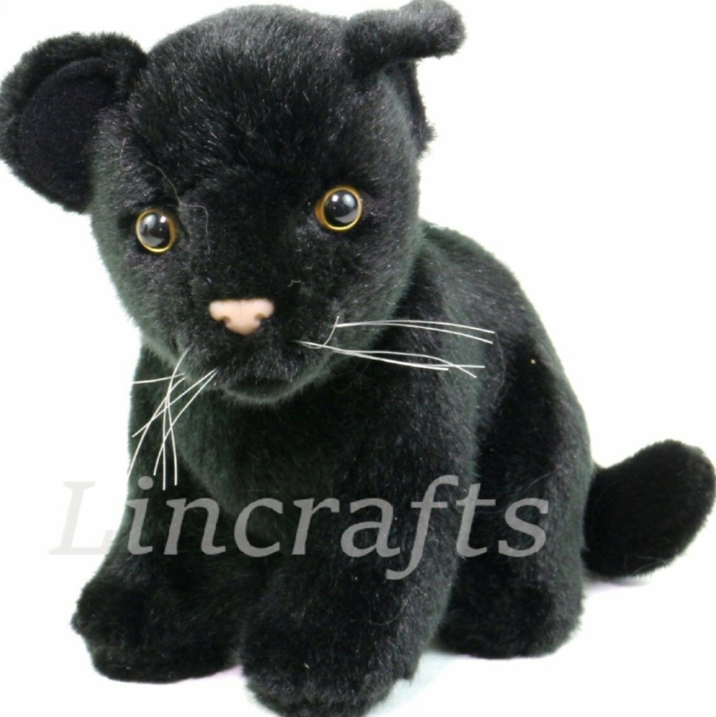 Hansa Panther Cub 3426 Plush Soft Toy Wildcat  Sold by Lincrafts. UK  Est.1993