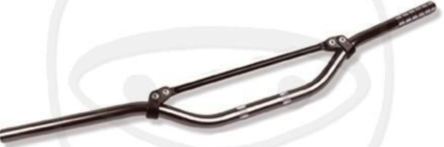 TRW Aluminum Handlebar 22 Mm Off-Road Titanium Medium For Motorcycle Parts