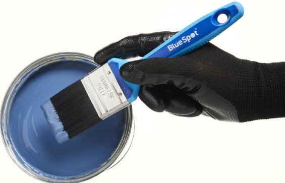 BlueSpot - 1 1/2"" (38mm) Synthetic Paint Brush with Soft Grip Handle