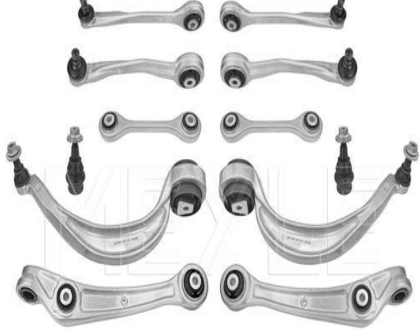 Meyle Control Trailing Arm Kit Front Right Left Fits Audi A7 3.0 TFSI quattro - Image 3