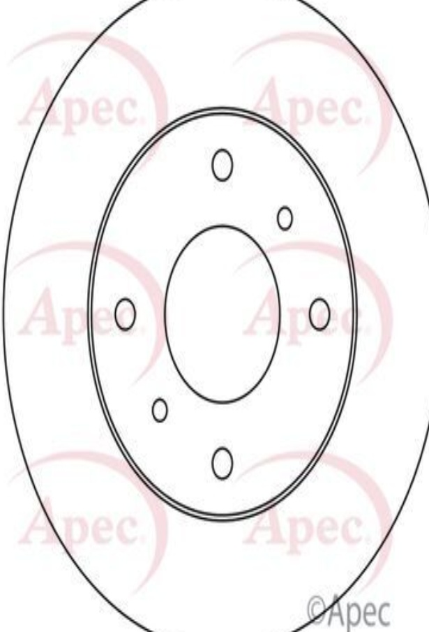 Apec Front Brake Disc (DSK507) - OE High Quality Precision Engineered Part