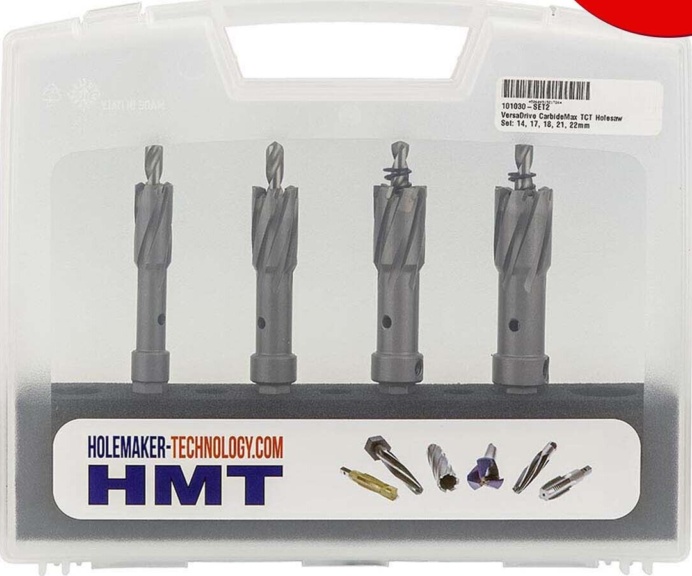 HMT holemaker 5 pc versadrive TCT holecutter set 101030-SET2