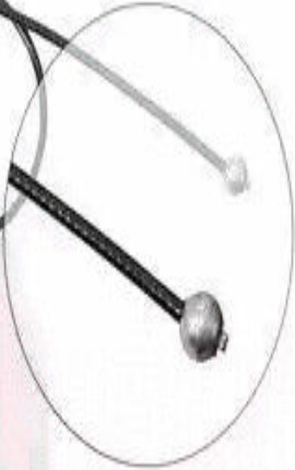Handbrake cable Drum Brake K11317 A.B.S. for MERCEDES-BENZ T1 Van HENSCHEL 2-t