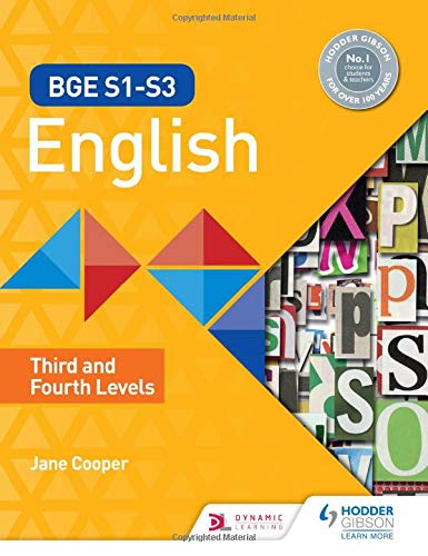 BGE S1–S3 English: Third and Fourth Levels