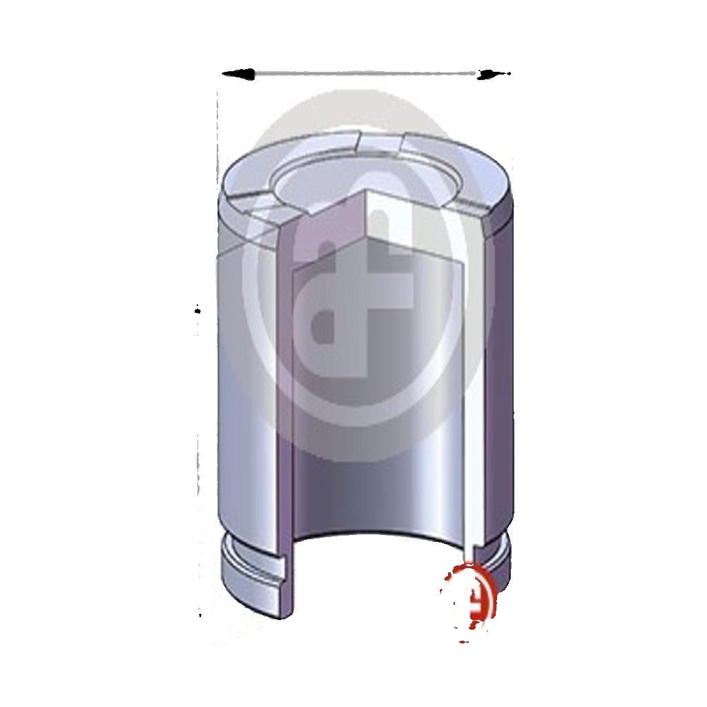 Front AUTOFREN SEINSA D025817 Piston, brake caliper for TOYOTA