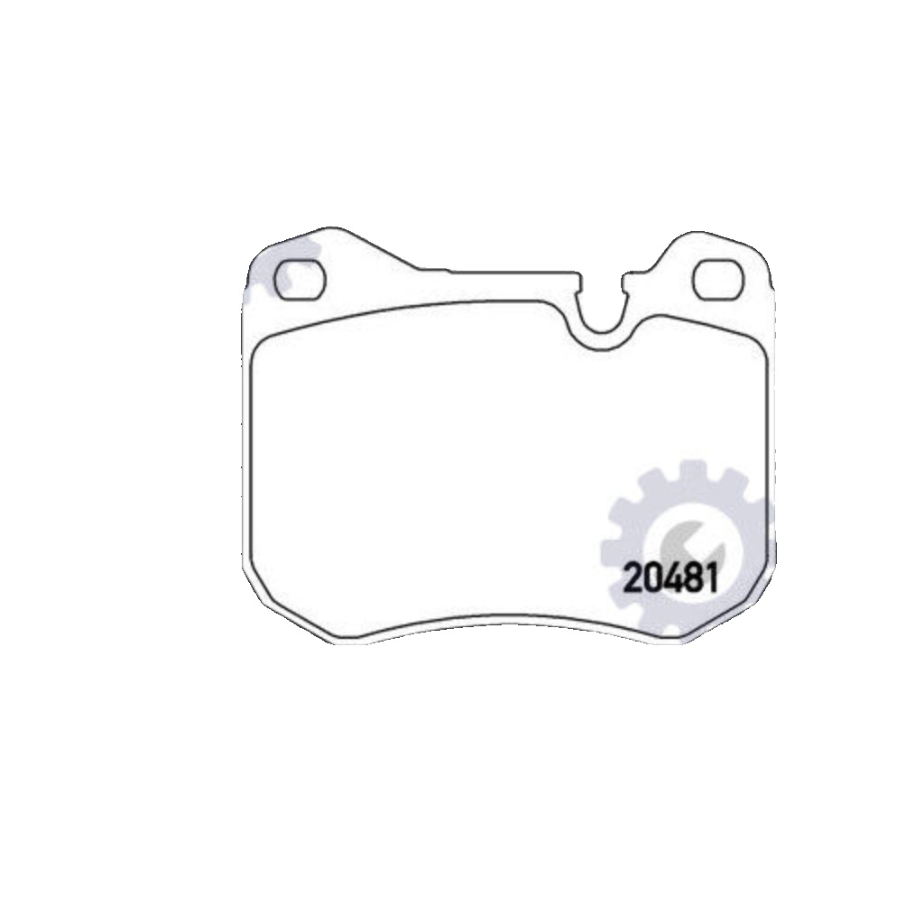 Front Brake Pad Set Fits Porsche 924 928 944 BREMBO