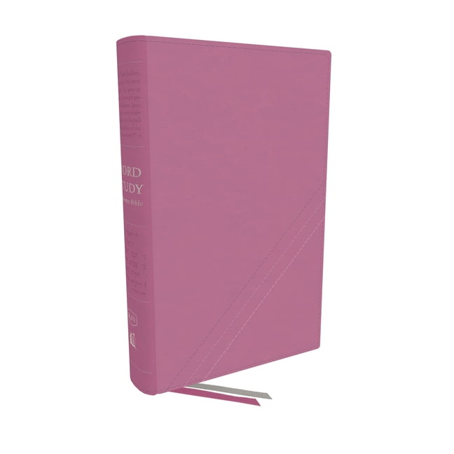 KJV, Word Study Reference Bible, Leathersoft, Pink, Red Lette... - 9780785294948