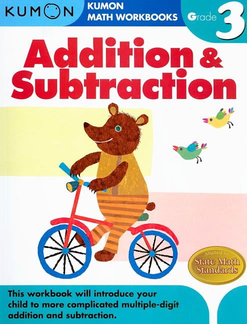 Addition & Subtraction Grade (Kumon Math Workbooks) Size 3