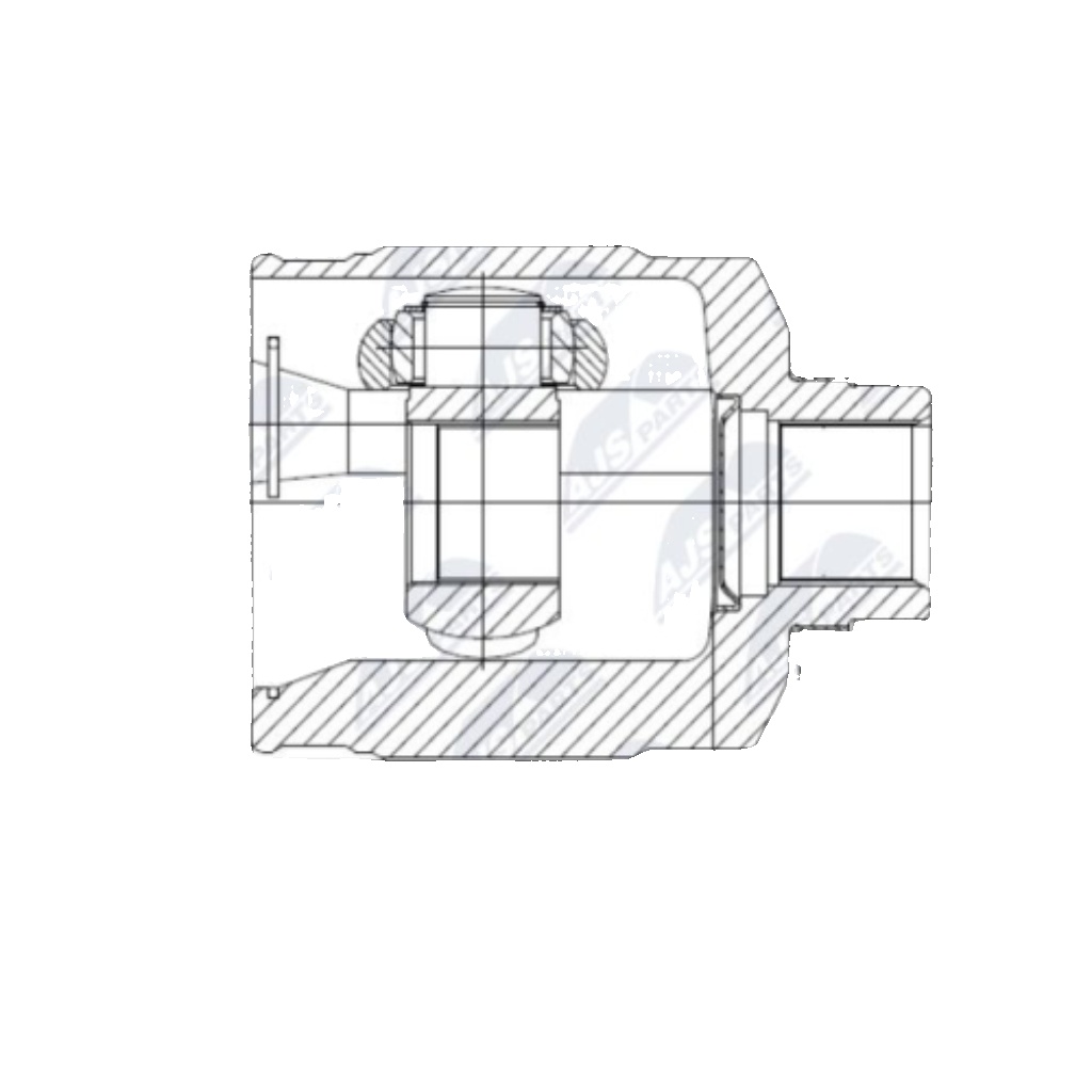 Driveshaft CV joint transmission sided NPW-HY-507 NTY for KIA HYUNDAI