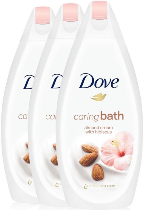 Dove Women's White Almond & Moisturising Cream 'Bath Soak', 6X450ml In - Image 5