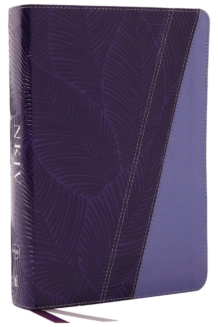 NKJV Study Bible, Leathersoft, Purple, Full-Color, Comfort Pr... - 9781400335367