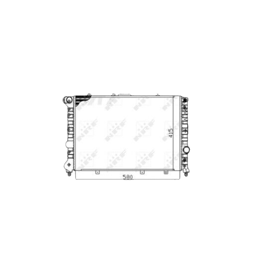 NRF 58202A Radiator, engine cooling for ALFA ROMEO