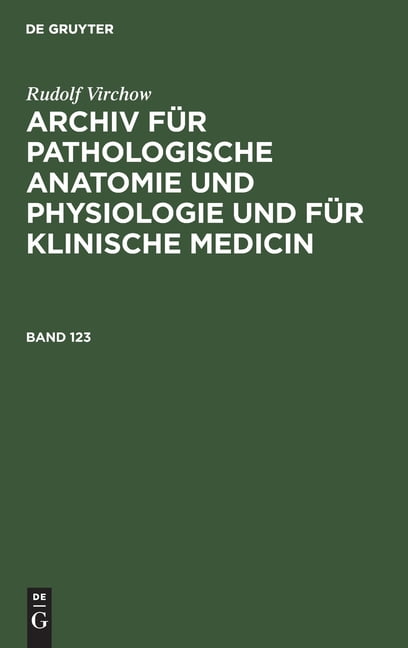 No Contributor - Archiv fr pathologische Anatomie und Physiologie und - X555z