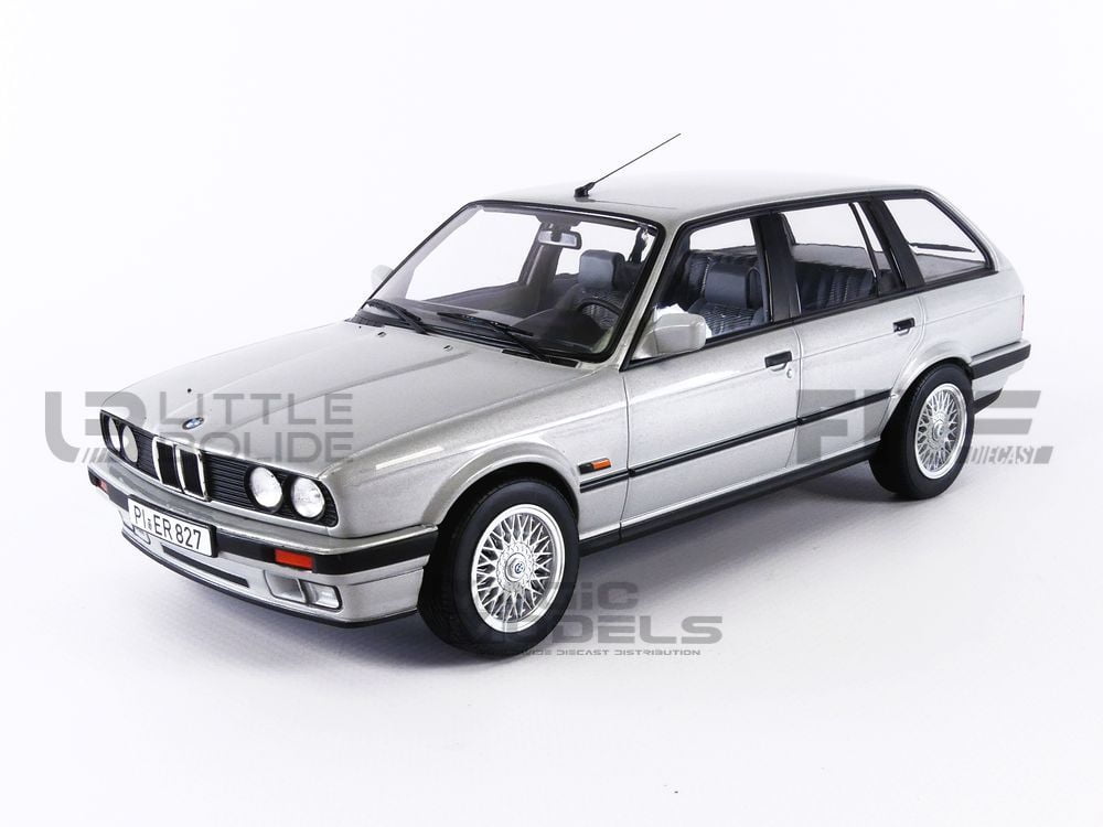 BMW 325i Touring Kombi E30 Facelift 1991-94 silber silver metallic 1:18 Norev